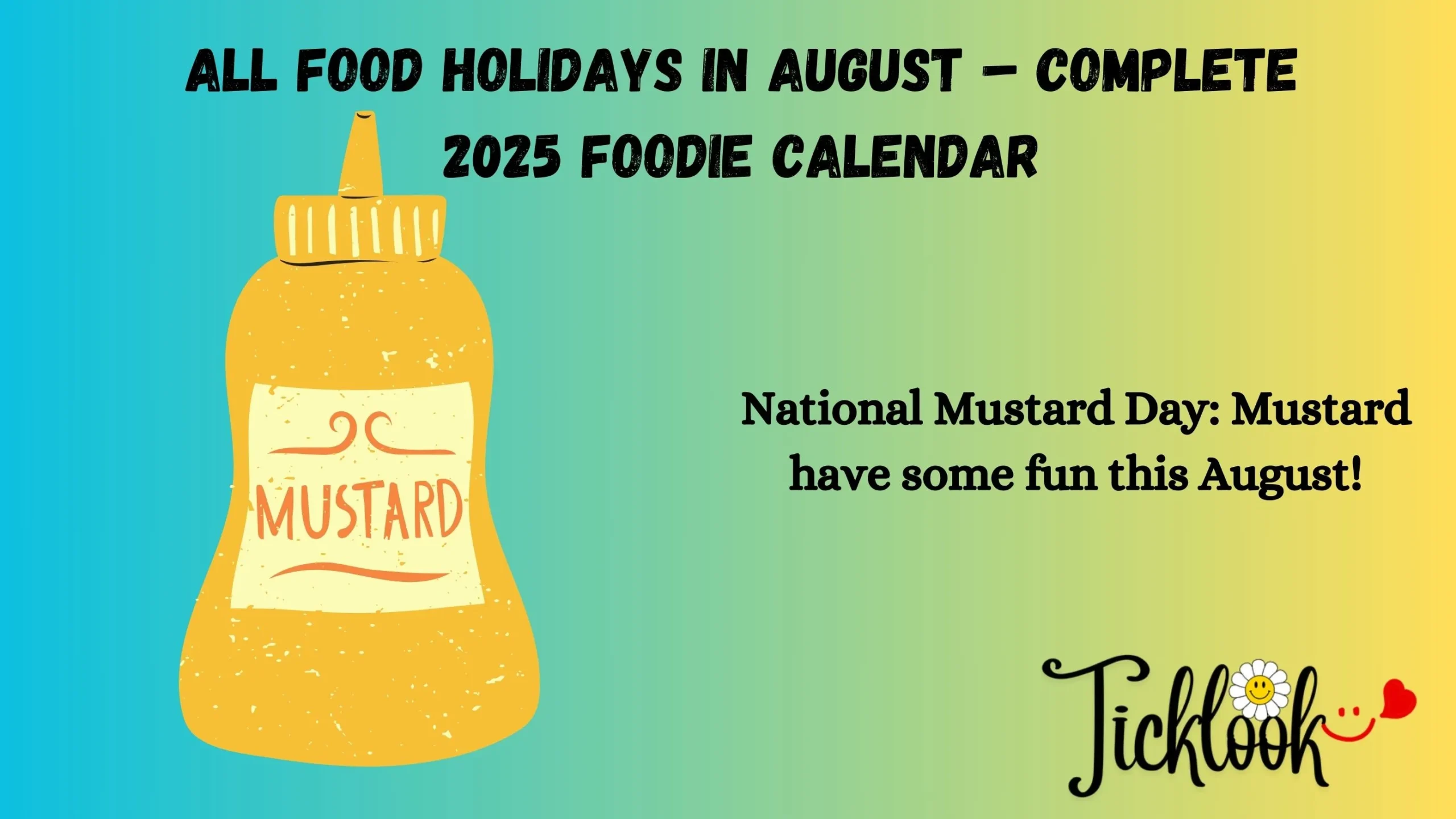 All Food Holidays In August