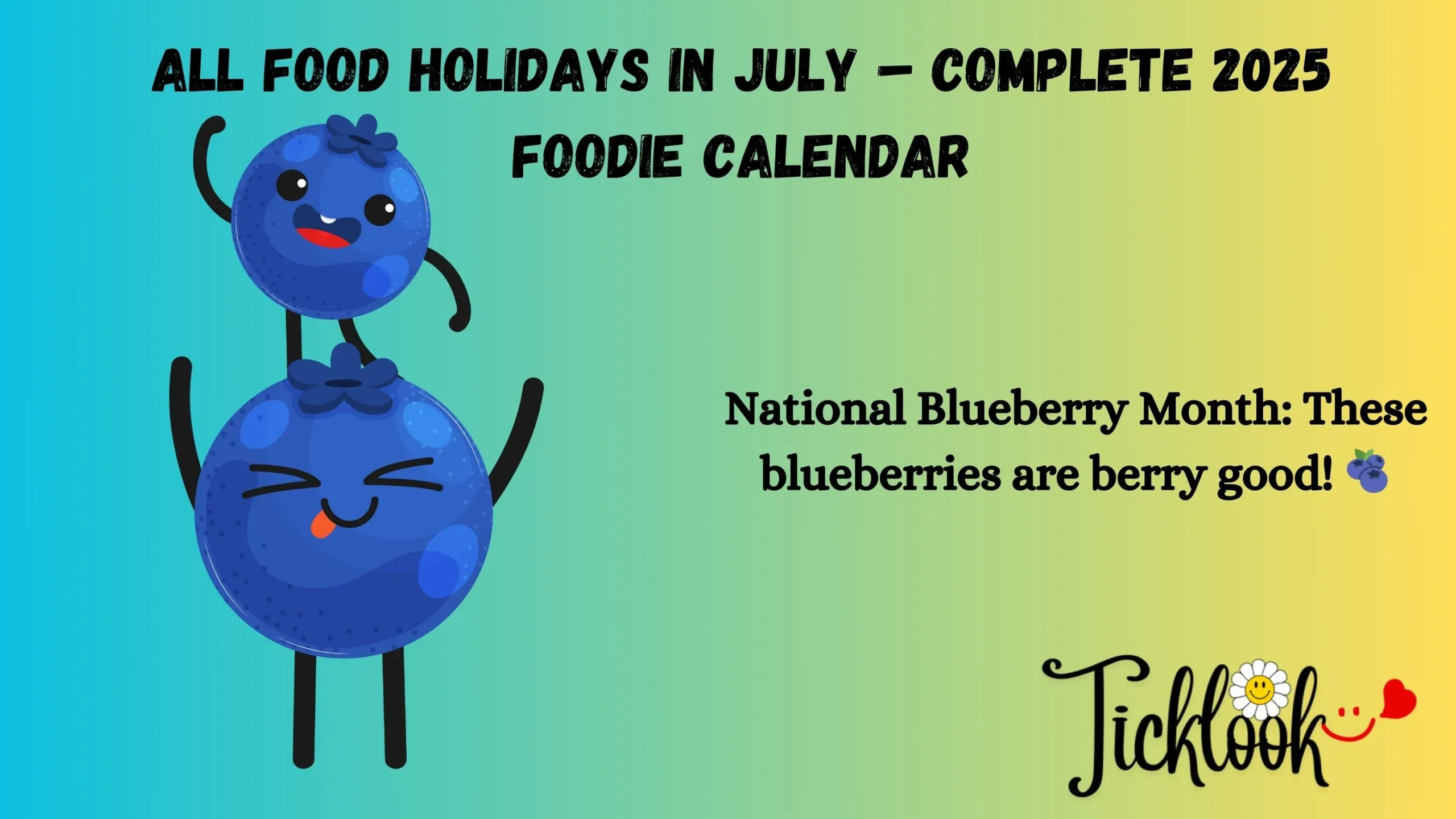 All Food Holidays in July