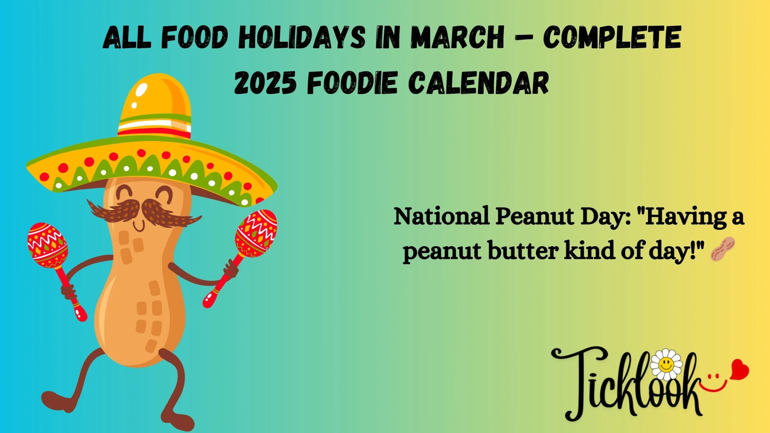 All Food Holidays In March