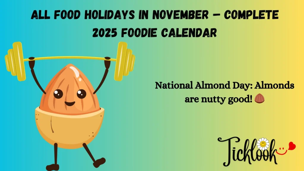 All Food Holidays in November