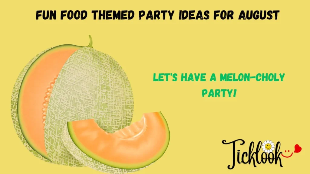 Fun Food Themed Party Ideas for August