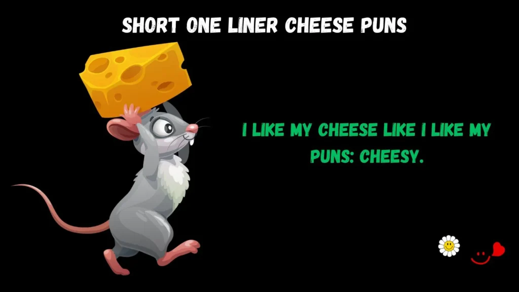 Short One liner Cheese Puns