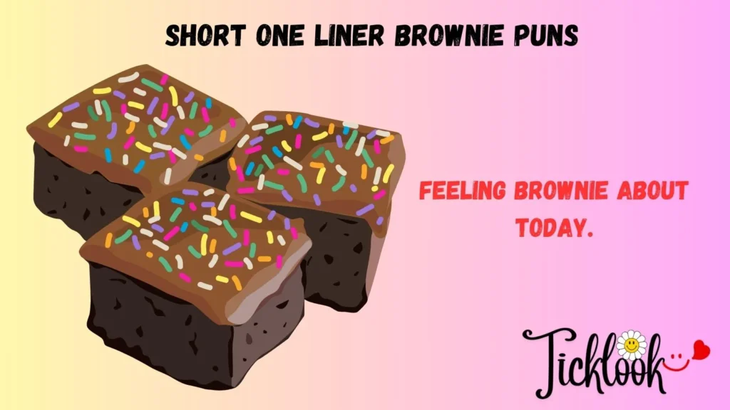 Short One liner Brownie Puns
